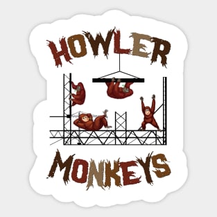 Howler Monkeys Sticker